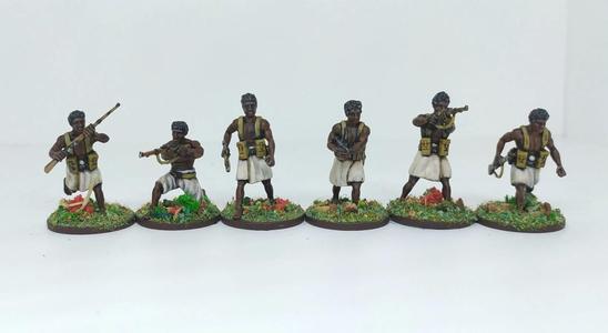 28 mm Papuan fighters