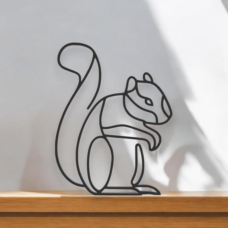 Squirrel Line Art - Desktop Line Art
