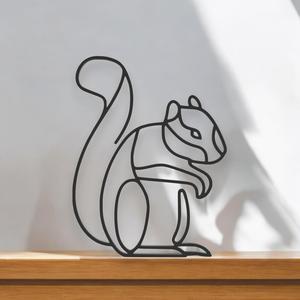 Squirrel Line Art - Desktop Line Art