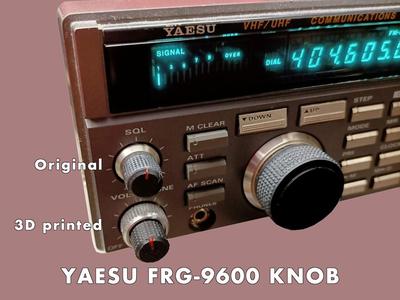Knob for the YAESU FRG-9600 VHF/UHF receiver
