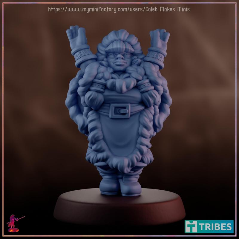  Anvein  - Dwarf Stone-Speaker [PRE-SUPPORTED] | Dwarven Out-Caste Series