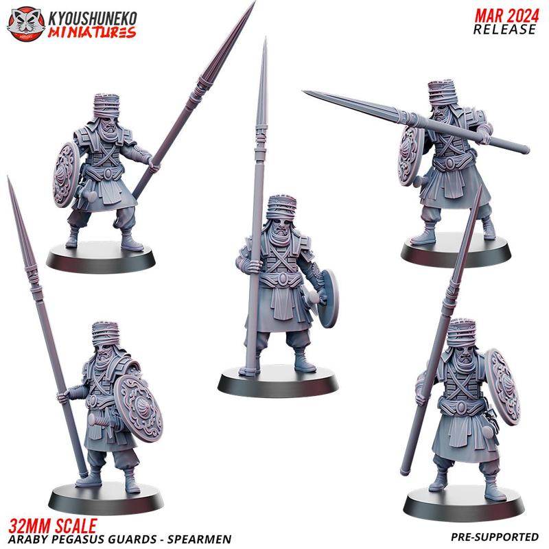 Araby Pegasus Guards Spearmen