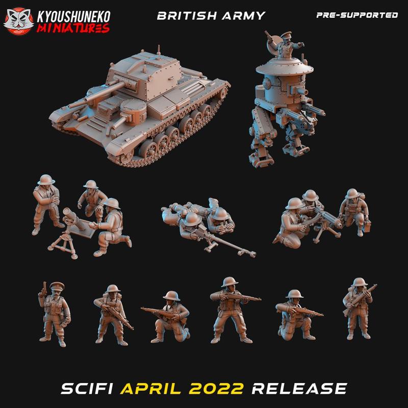 April 2022 Scifi Release  British Army 
