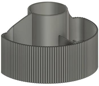 Brush holder with slide catches