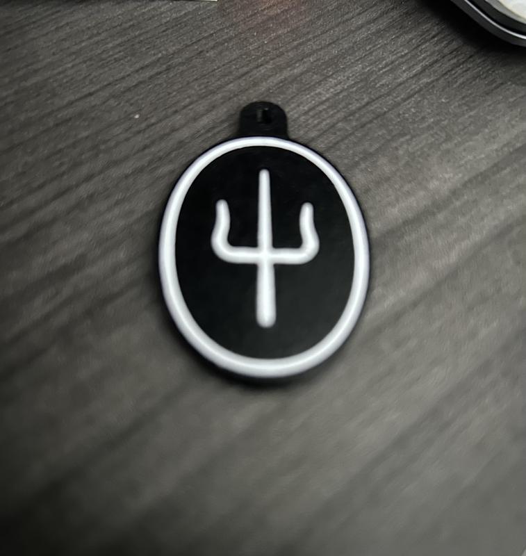 Twenty One Pilots - Scaled and Icy - Trident Logo Keychain - (2021)