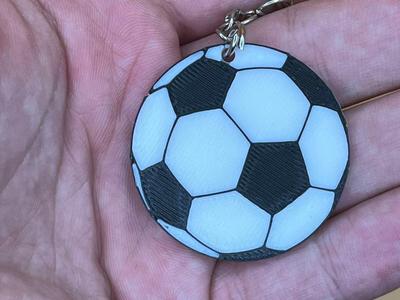 Football Ball Keychain
