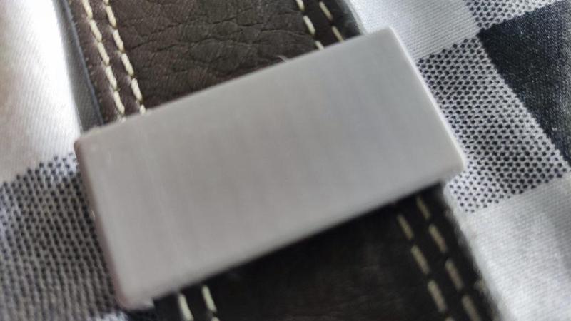 Customizable belt loop keeper