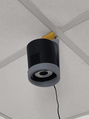 Dropped ceiling housing for Somfy one plus