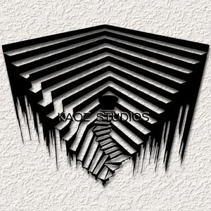 optical illusion wall art stairs wall decor distorted decoration