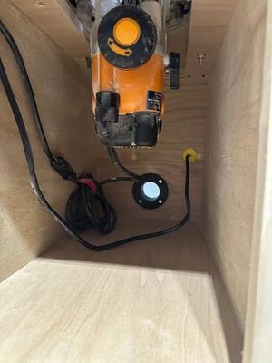 Router Box Dust Collection Flange