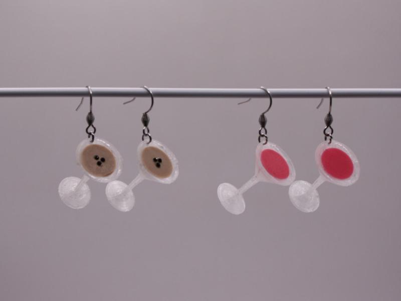 Martini Glass Earrings (No AMS)