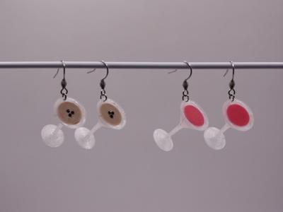 Martini Glass Earrings (No AMS)