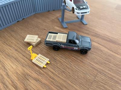 amarican pallet + jack 1/64 for Hotwheel matchbox 