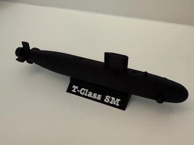 Trafalgar Class Submarine Model with stand