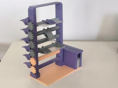 Microscope slide holder