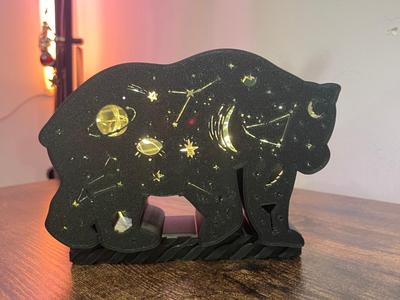 Cosmic Bear Lantern Light-Up Shelf Buddy