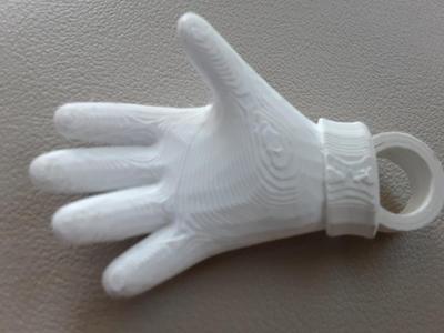 Slap Battles glove keychain