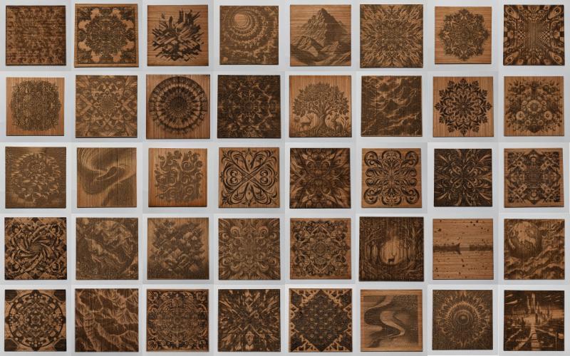 40 Coaster Designs For Laser Engraving