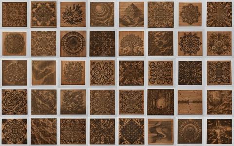 40 Coaster Designs For Laser Engraving