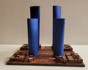 Lusail towers and plaza (Doha, Qatar)