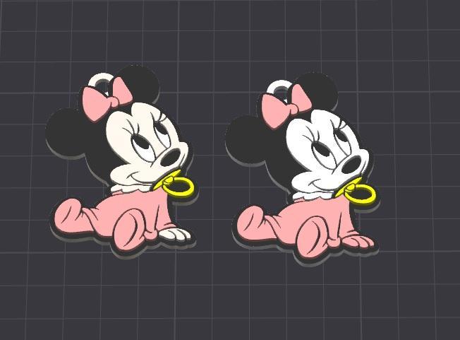 cute disney / looney tunes babies keychain / necklace charm (free for commercial use)