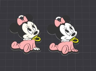 cute disney / looney tunes babies keychain / necklace charm (free for commercial use)