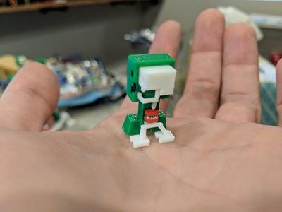 Minecraft Mini Creeper Anatomy