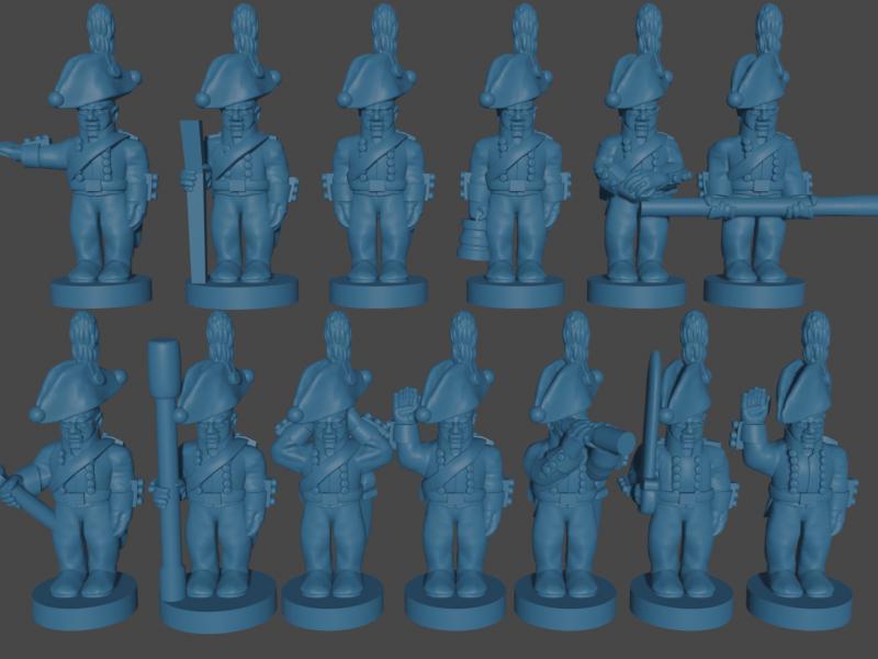 6-15mm Prussian Foot Artillery Crew (1801-09) NAP-PR-4