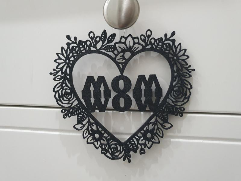 Mother's Day MOM/WOW pendant