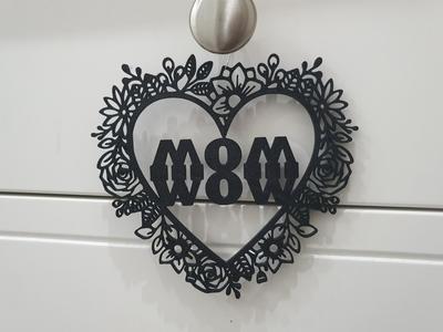 Mother's Day MOM/WOW pendant