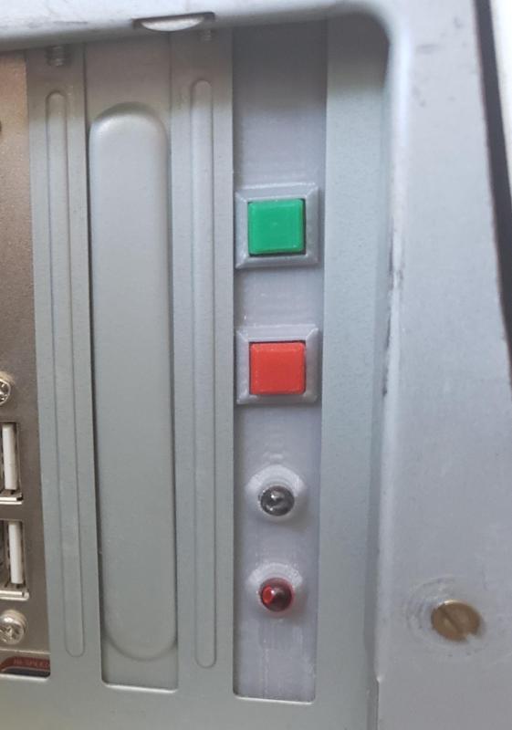 Slot Cover for a 4in1 Front-Panel-Connector Cable