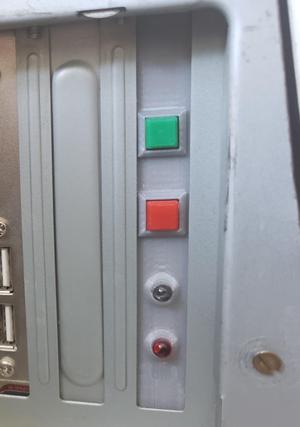 Slot Cover for a 4in1 Front-Panel-Connector Cable