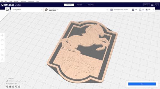 Prancing Pony Wooden Sign