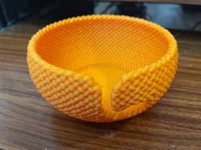 A Knitted Yarn Ball