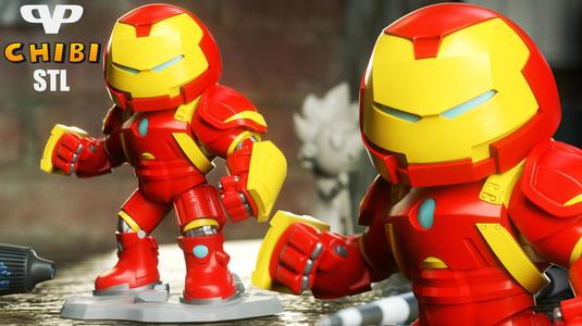 Hulkbuster Chibi STL for 3D Printing ChibiSTL 3DXM