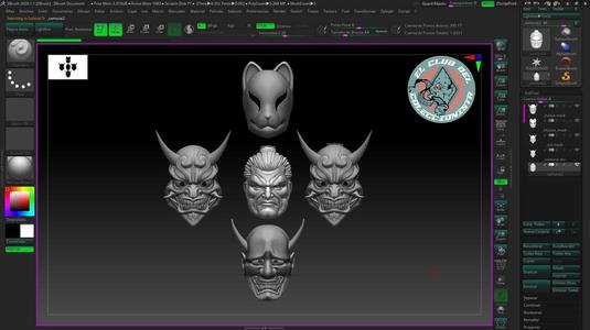 Logan Ronin head and mask