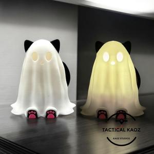 Spooky Glow Cat – No-Support Tea Light Holder