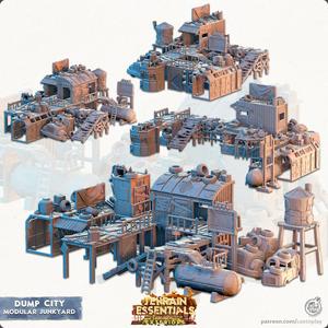 Dump City Set (Pre-Supported) - Terrain Essentials