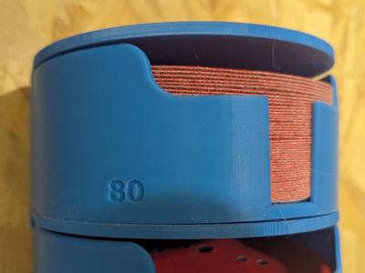 Sandpaper Organizer - Wall Mount