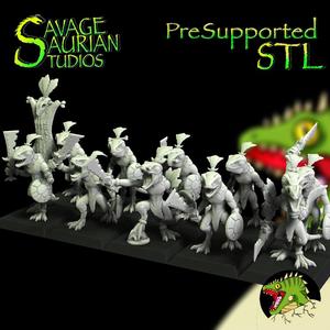Pygmy Lizardmen Warrior - Sword