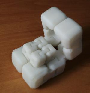 Parametric nesting fidget cube