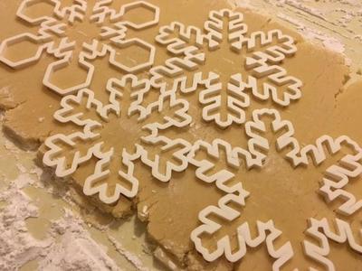 Customizable Snowflake Cookie Cutters