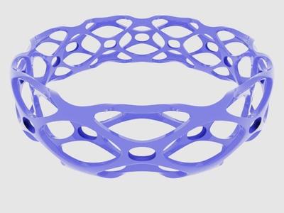 Subdivision Bangle Bracelet