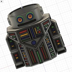 Articulated Print in Place Robot Remix of Blank Can Cup RETURNS!
