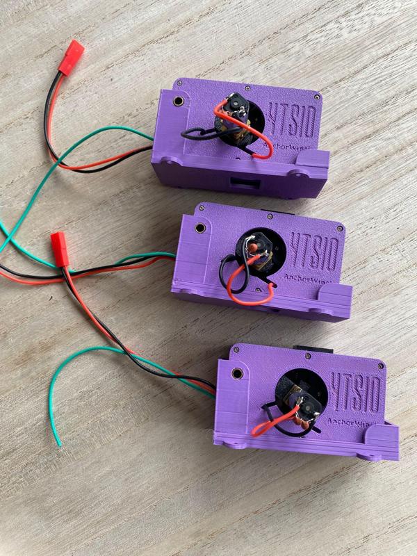 YTSIO anchor windlass for RC boats updated MK1.1