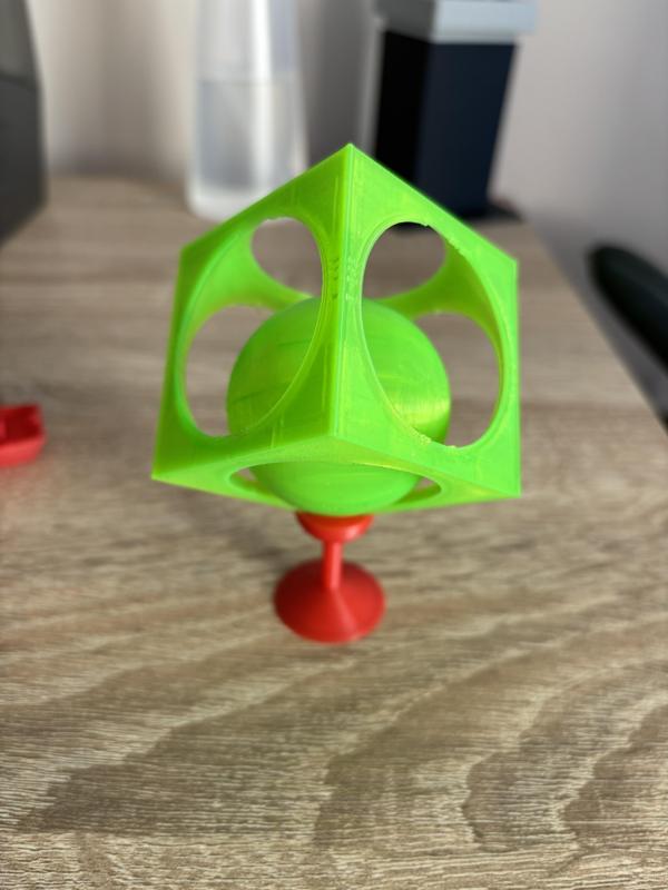 Sphere in a cube