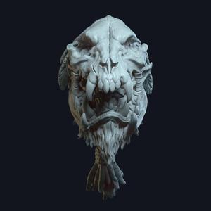 Thornak v4 Action Figure Head