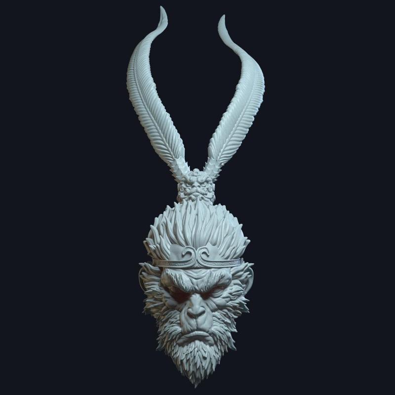 Monkey King v3 Action Figure Head