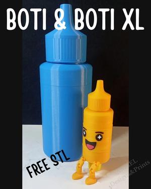 BOTI & BOTI XL – Companion Figures Pen Holder STL (Free Version/Personal License)