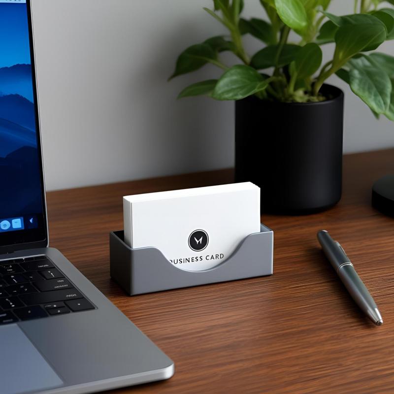 Simple & Stylish Business Card Holder, Card Stand
